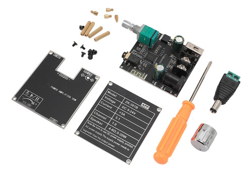 Módulo Amplificador De Potencia De 30 W Zk-301b Mono 5.1 Boa