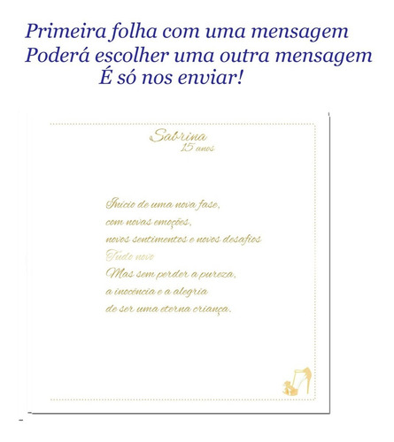 Imagem 3 de 6 de Caderno 15 Anos Fotos Mensagem Assinatura Dos Convidados