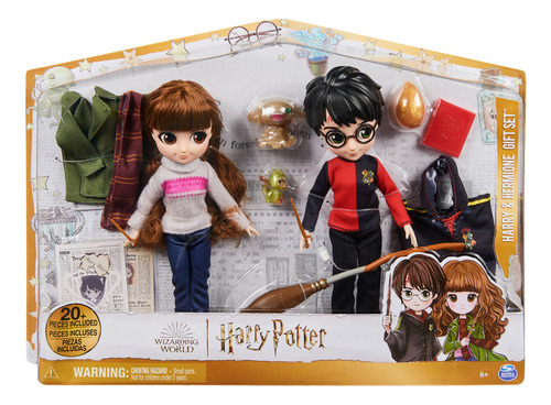 Muñecos Wizarding World De Harry Potter Y Hermionede De 20cm