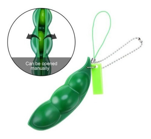 Squeeze 3 Peas Bean Pop Fidget Sensory Antiestrés