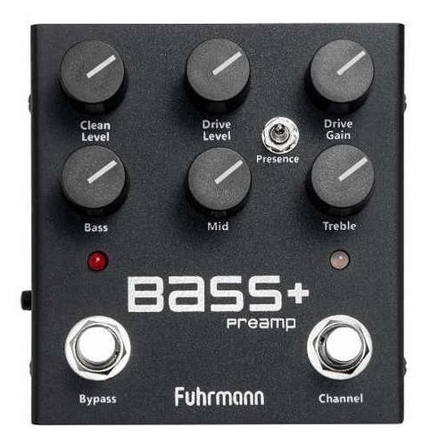 Pedal Fuhrmann Bass + Pre Amp Contra Baixo 