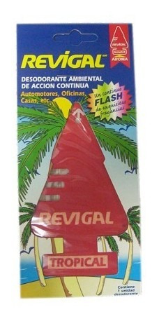 Pinito Desodorante Ambiental 10 Grs Revigal Fragancia Tropic