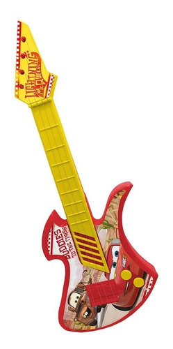 Guitarra Com Corda 42 Cm Disney Cars Etitoys Dy-073