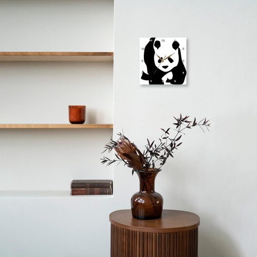 3drose Dpp__1 Panda Bear Animales Lindo Reloj De Pared De Ar