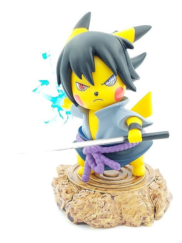 Figura Pika Sasuke Rinengan Naruto Anime De Colección