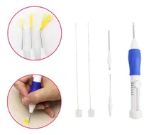 Comprar Agulha Magica Bordado Caneta Bordar Ponto Russo Artesanato 