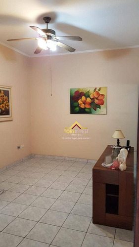 Casa Com 2 Dormitórios À Venda, 96 M² Por R$ 550.000,00 - Canto Do Forte - Praia Grande/sp - Ca0156