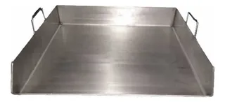 Comal Plancha Para Asar De Acero Inoxidable 80x40 C/graseras