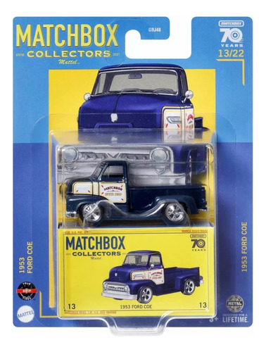 Matchbox 1953 Ford Coe 70 Aniversario 