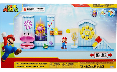 Sets De Muñecos Super Mario Nintendo Deluxe  5 Piezas