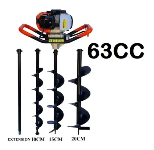 comprar Ahoyador Barreno 63cc + 3 Brocas -profesional Japon + Gratis