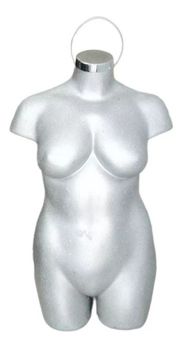 Maniquí Torso 3/4 Mujer Dama Talla Gde/xgde Fibra De Vidrio 