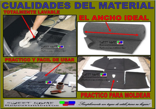 Imagen 7 de 10 de Fieltro Automotriz Antiruido Absorción Acústica