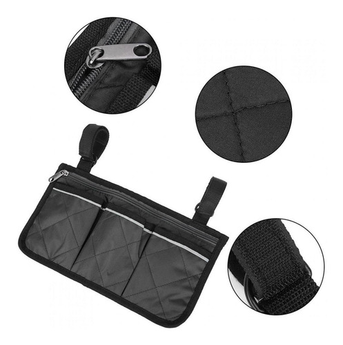 Bolsa Multifuncional P/reposabrazos De Silla D/ruedas, 1 Pza
