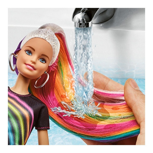 Imagen 6 de 8 de Barbie Peinado De Arcoíris Brillante Muñeca Barbie Original