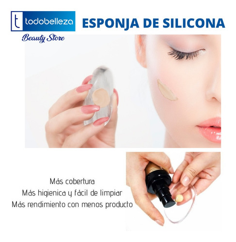 Esponja De Silicona Para Maquillaje 