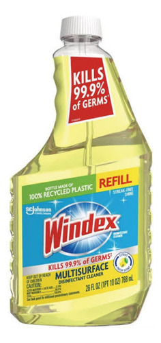 Windex Multisurface Desinfectant Cleaner 768 Ml