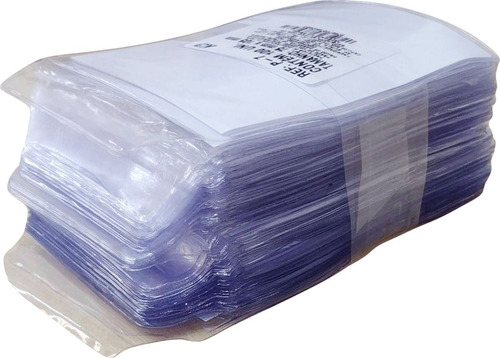 Carteirinha Porta Documento Cnh Rg Plástico Com Aba 100 Und