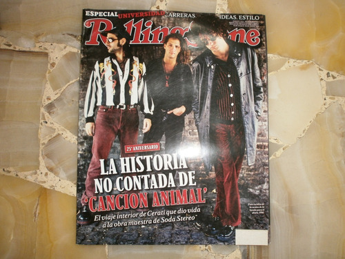 Revista Rolling Stone Agosto 2015 Soda Stereo Cancion Animal