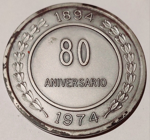 Medalla Asociación Argentina De Compañías De Seguros 80 Años