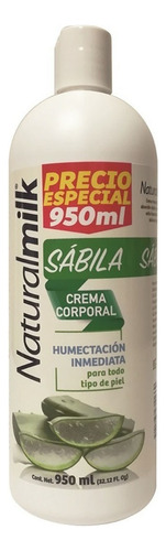 Crema Corporal Naturalmilk Sábila 950ml