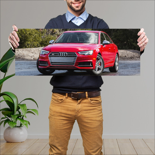 Cuadro 30x80cm Auto 2017 Audi S4 Sedan Us 64733 333