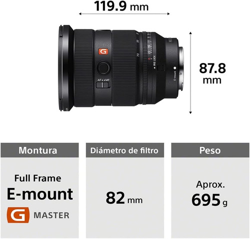Sony Fe 24-70 mm F/2.8 Gm II - SEL2470 GM2 + NF-e