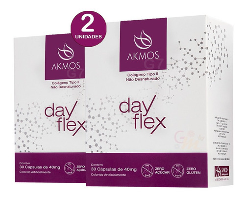 2 Day Flex Akmos - Colágeno Tipo 2 Não Desnaturado