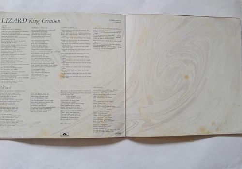 King Crimson - Lizard Importado (Usado)