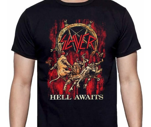 Slayer - Hell Awaits - Metal - Polera- Cyco Records