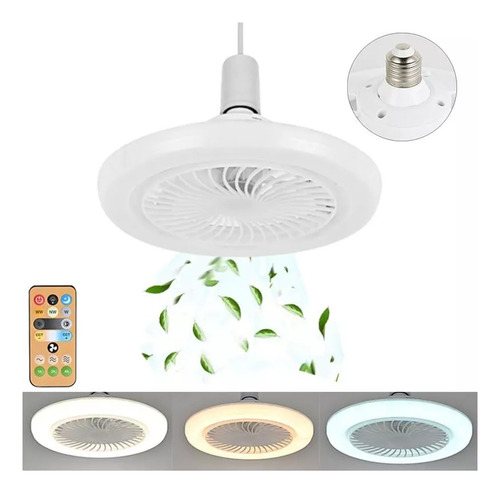 Ventilador De Techo Con Control Remoto Lámpara-ventilador Multifuncional Con Tres Tonos De Luz Ajustables Para Dormitorios Y Salones.