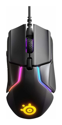 Mouse gamer de juego SteelSeries  Rival 600 negro