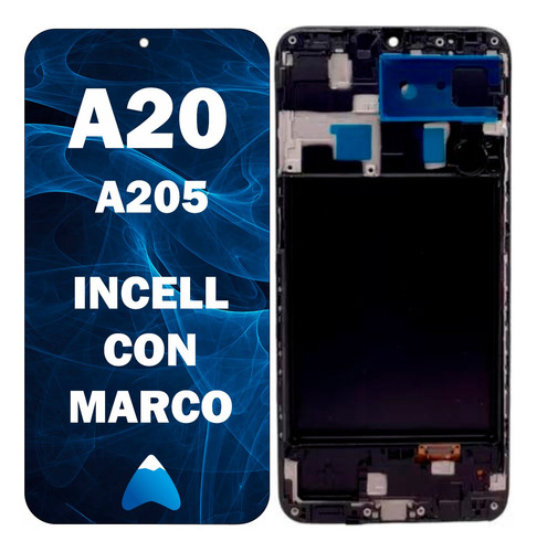 Modulo Compatible Con Samsung A20 Con Marco Incell