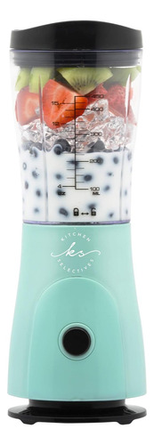 Kitchen Selectives Mini Licuadora Verde Menta De 14 Onzas