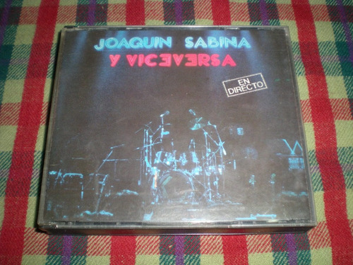 Joaquin Sabina Y Viceversa / En Directo 2 Cds 1ra Ed.espa? 