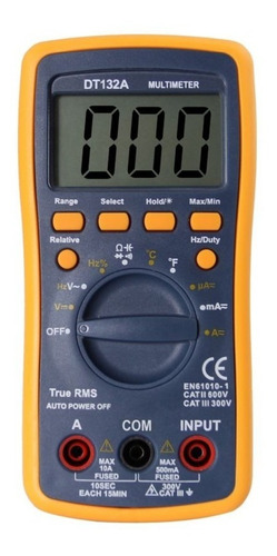 Tester Multimetro Digital Rms Real Ts-132a Pronext Compacto