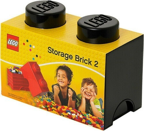 Lego Bloque Apilable Contenedor Original Chico Black