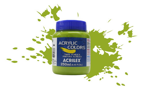 Tinta Acrílica Acrylic Colors Acrilex 250 Ml Cor Verde Ingles N 5 - 364