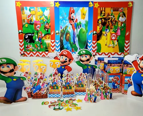 Kit Só Um Bolinho Super Mário Bros Filme Festa Aniversário