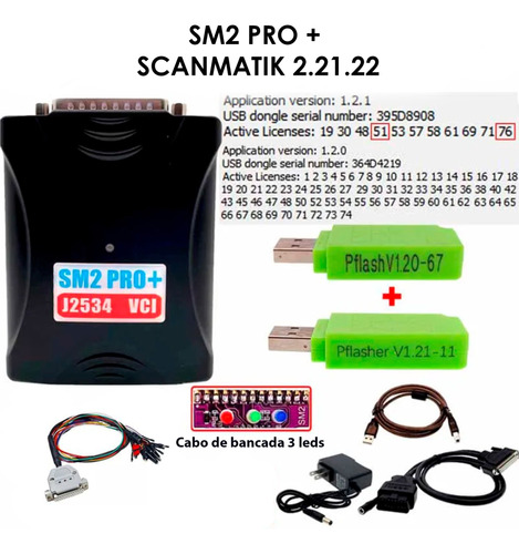 Sm2 Pro Scanmatik Pcm Flash J2534 Programador Scaner Ecu Dsg