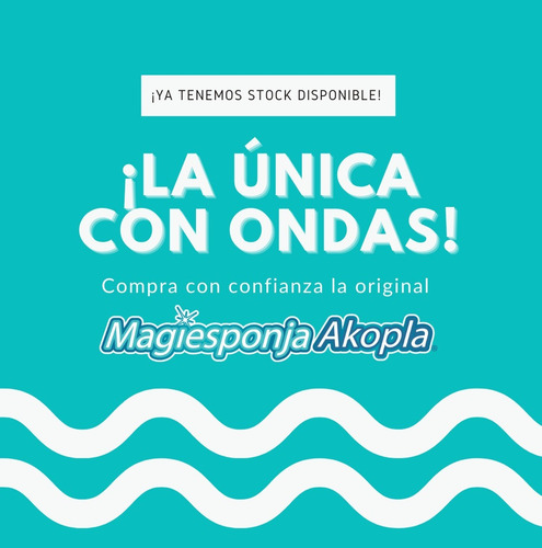 Imagen 2 de 10 de Magiesponja Akopla® Paquete De 10 Piezas.