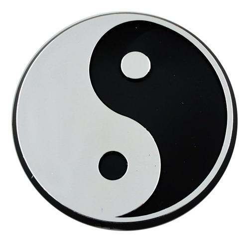Yin Yang Peace - Emblema De Plástico Para Automóvil, Color P