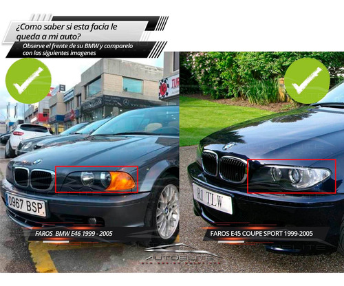 Imagen 7 de 10 de Facia Delantera Bmw Serie 3 E46 4 Ptas Tipo M3 1999-2005