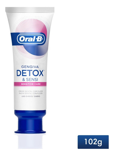 Creme Dental Gengiva Detox Sensitive Care 102g Oral-b