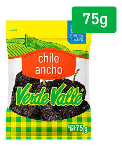 Chile Seco Verde Valle Ancho 75g