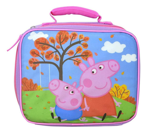 Lonchera Escolar Aislada Upd Diseño Peppa Pig