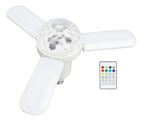 A Luz De Techo Musical Bluetooth, Control Remoto Plegable,