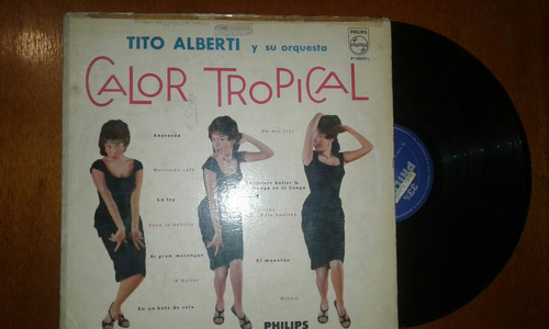 1251 Disco Vinilo Tito Alberti Y Su Orquesta Calor Tropical 