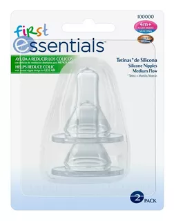 Tetinas Mamilas Gerber First Essentials Nuk 4m+ Flujo Medio