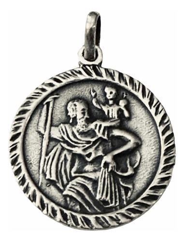 Medalla San Cristobal En Plata, Protector De Los Choferes